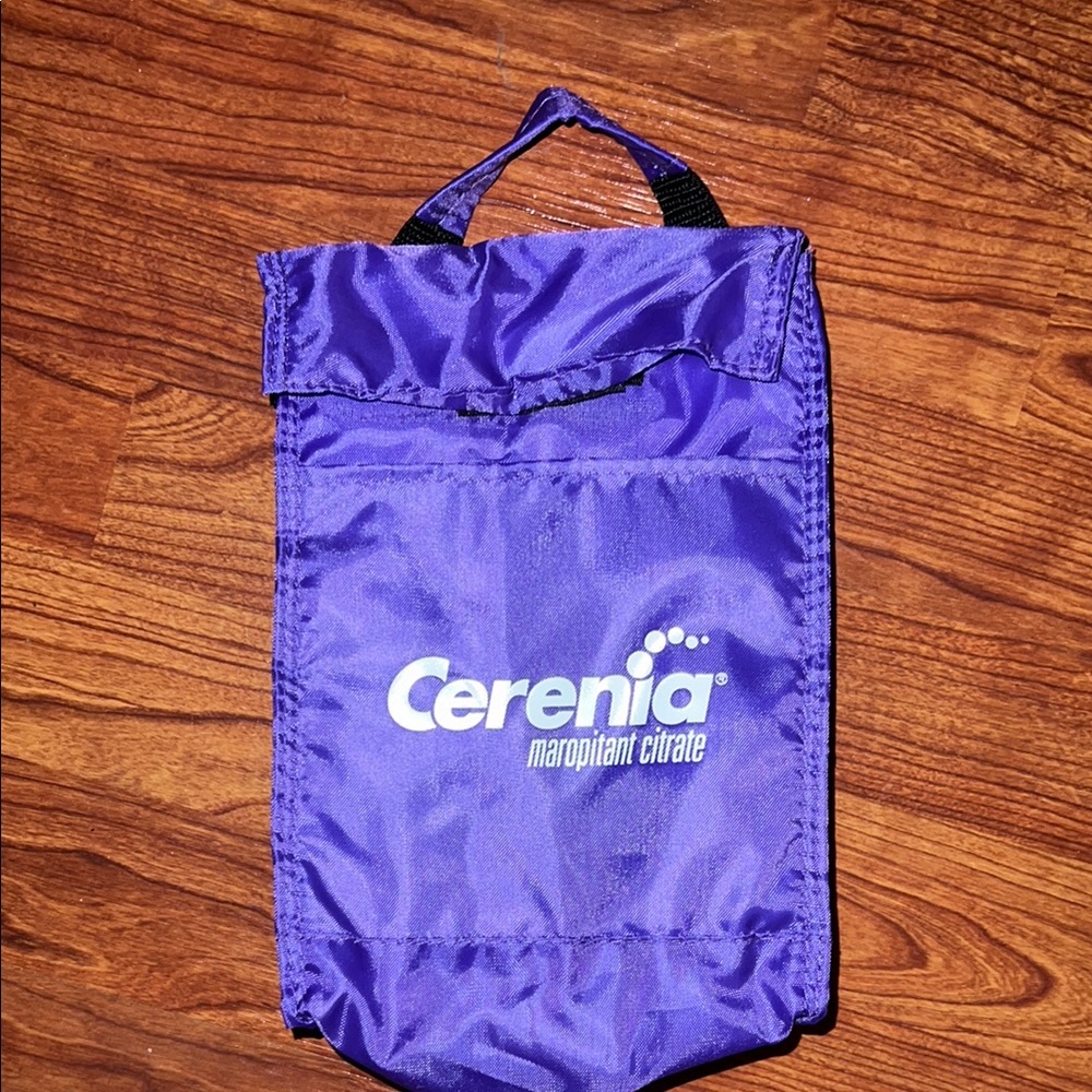 Purple Nylon Insulated Lunch Bag